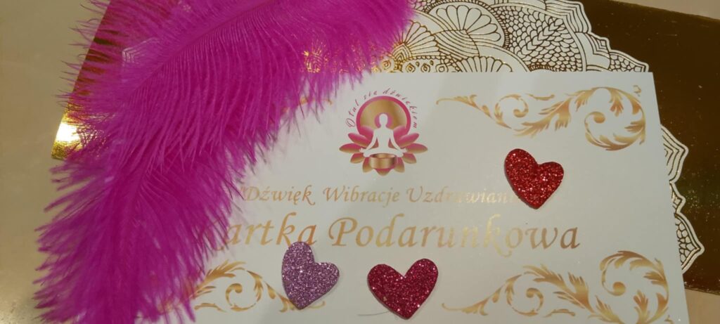 Kartka bon voucher podarunkowy edycja na wiosnę